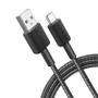 ANKER 322 USB Kabel 1,8 m USB A USB C Schwarz