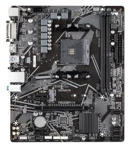 GIGABYTE A520M H Bundkort - AMD A520 - AMD AM4 socket - DDR4 RAM - Micro-ATX (A520M H)