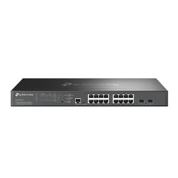 TP-LINK Omada L2+ Managed Switch, 8x2.5G PoE+, 8x2.5G RJ45, 240W PoE Budget, 1U 19'' Rackmount (SG3218XP-M2)
