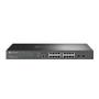 TP-LINK Omada 16-Port 2.5G and 2-Port 10GE SFP+ L2+ Managed Switch with 8-Port PoE+ 2.5G Ports for WiFi 7/6E/6: 8Ã 2.5 Gbps PoE+ ports & 8Ã 2.5 Gbps Non-PoE ports smash the 2.5G barrier and unlock the full  (SG3218XP-M2)