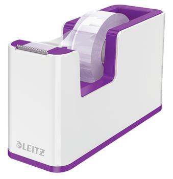 LEITZ Tejpdispenser m tejp WOW vit/lila (53641062)