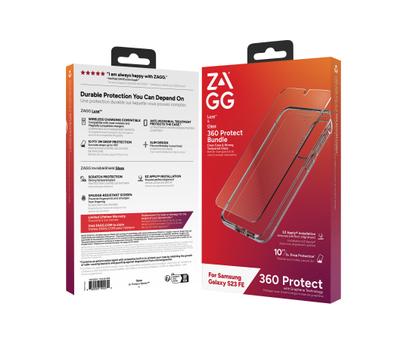 ZAGG / INVISIBLESHIELD BNDL LuxePCR IS Gls 360 GalaxyS23 FE CLR (100512495)