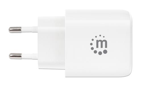 MANHATTAN MH USB-C Power Delivery Port up to 30 W, USB-A QC 3.0 Chargi (406321)