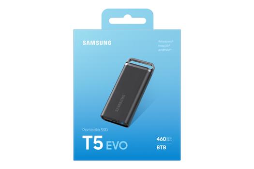 Samsung T5 EVO 8TB Portable SSD (MU-PH8T0S/EU)