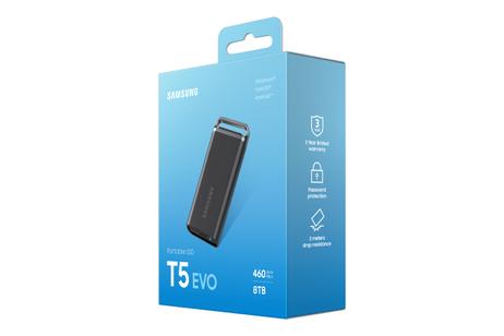 Samsung T5 EVO 8TB Portable SSD (MU-PH8T0S/EU)
