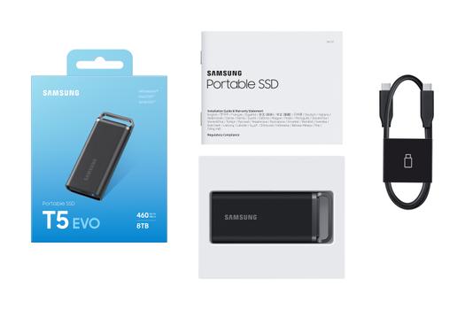 Samsung T5 EVO 8TB Portable SSD (MU-PH8T0S/EU)