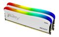 KINGSTON 16GB 3600MT/s DDR4 CL17 DIMM (Kit of 2) FURY Beast White RGB