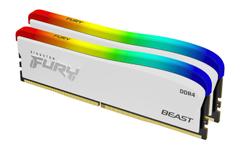 KINGSTON 16GB 3600MT/s DDR4 CL17 DIMM Kit of 2 FURY Beast White RGB SE