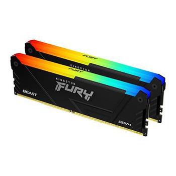 KINGSTON 32GB 3733MT/S DDR4 CL19 DIMM (KIT OF 2) 1GX8 FURY BEAST RGB_ (KF437C19BB12AK2/32)