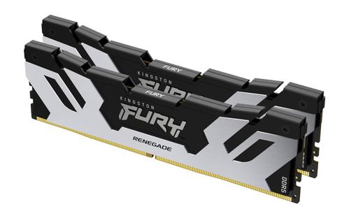KINGSTON 96GB 6000MT/s DDR5 CL32 DIMM Kit of 2 FURY Renegade Silver XMP (KF560C32RSK2-96)