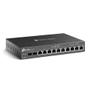 TP-LINK Omada Gigabit VPN Router with PoE+ Ports and Controller Ability PORT: 2x Gigabit SFP WAN/LAN Port,  1x Gigabit RJ45 WAN Port,  1x Gigabit RJ45 WAN/LAN Ports,  8x Gigabit RJ45 LAN ports SPEC: 802.3at/a (ER7212PC)