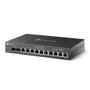 TP-LINK Omada Gigabit VPN Router with PoE+ Ports and Controller Ability PORT: 2x Gigabit SFP WAN/LAN Port,  1x Gigabit RJ45 WAN Port,  1x Gigabit RJ45 WAN/LAN Ports,  8x Gigabit RJ45 LAN ports SPEC: 802.3at/a (ER7212PC)