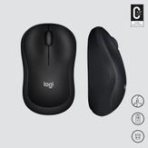 Logitech M220 Silent - mus - 2.4 GHz - koksgrå (910-004878)