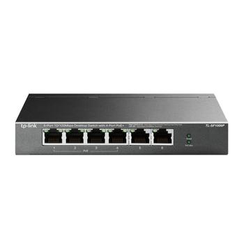 TP-LINK TL-SF1006P,  Fast Ethernet (10/100), Strøm over Ethernet (PoE) (TL-SF1006P)