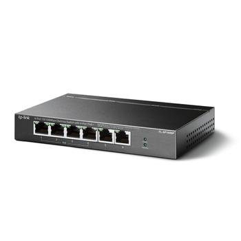 TP-LINK TL-SF1006P Netwerk Schakelaar Unmanaged Fast Ethernet (10/100) Power over Ethernet (PoE) Zwart (TL-SF1006P)