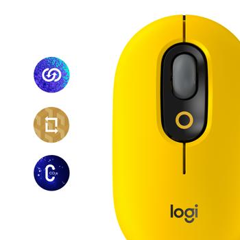 LOGITECH POP MOUSE - BLAST_YELLOW - EMEA (910-006546)