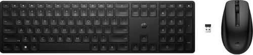 HP P 655 - Keyboard and mouse set - wireless - 2.4 GHz - UK - black - for HP 34, Elite Mobile Thin Client mt645 G7, ZBook Firefly 14 G9, ZBook Fury 16 G9 (4R009AA#ABU)