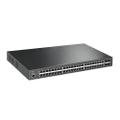 TP-LINK JetStream 52-Port Gigabit and 4-Port 10GE SFP+ L2+ Managed Switch with 48-Port PoE+
