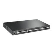 TP-LINK JetStream 52-Port Gigabit and 4-Port 10GE SFP+ L2+ Managed Switch with 48-Port PoE+