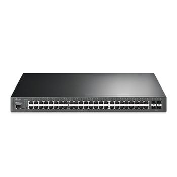 TP-LINK JetStream 52-Port Gigabit and 4-Port 10GE SFP+ L2+ Managed Switch with 48-Port PoE+ (TL-SG3452XP)