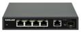INTELLINET INT 5-Port Gigabit Ethernet PoE+ Switch with SFP Port (561822)