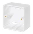 INTELLINET INT bottom case of Wall Plate, White, 80X80X45mm