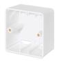 INTELLINET INT bottom case of Wall Plate, White, 80X80X45mm