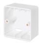 INTELLINET INT bottom case of Wall Plate, White, 80X80X45mm
