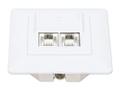 INTELLINET Socket-Outlet 2 X Rj-45 White (771917)