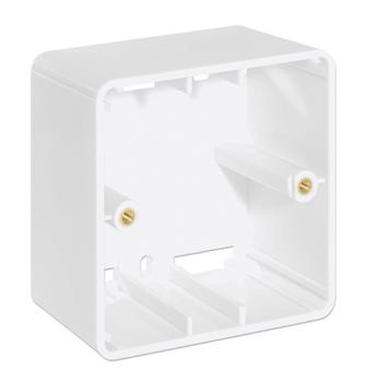 INTELLINET INT bottom case of Wall Plate, White, 80X80X45mm (771894)