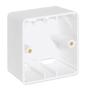 INTELLINET INT bottom case of Wall Plate, White, 80X80X45mm (771894)