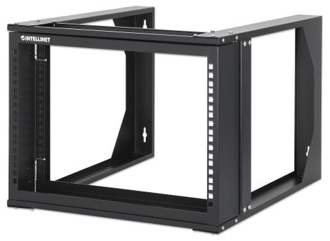 INTELLINET 19" Wall Mount 6U 2-Post Open Frame Network Rack, Flatpa (716178)