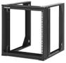 INTELLINET 19" Wall Mount 9U 2-Post Open Frame Network Rack, Flatpa (716185)