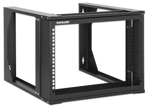 INTELLINET 19" Wall Mount 6U 2-Post Open Frame Network Rack, Flatpa (716178)