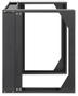 INTELLINET 19" Wall Mount 9U 2-Post Open Frame Network Rack, Flatpa (716185)