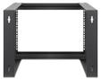 INTELLINET 19" Wall Mount 6U 2-Post Open Frame Network Rack, Flatpa (716178)