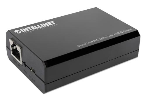 INTELLINET Gigabit Ultra PoE-Splitter mit USB-C-Ausgang 45W (561693)