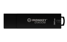 Kingston IronKey D300S - USB-flashstasjon - 32 GB - TAA-samsvar