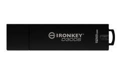 Kingston IronKey D300S - USB-flashstasjon - 128 GB - TAA-samsvar