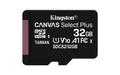 KINGSTON CanvSelect Plus 32GB microSDHC, 100R w/o ADP