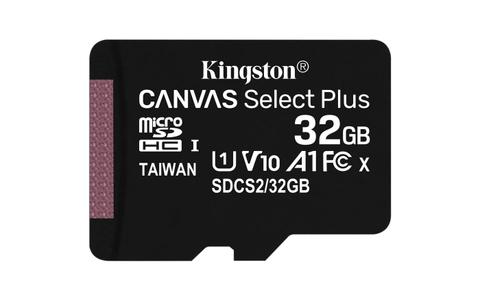 KINGSTON Canvas Select Plus microSD-card - 100MB - 32GB (SDCS2/32GBSP)