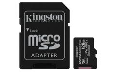 KINGSTON 128GB micSDXC 100R A1 C10 Card+ADP