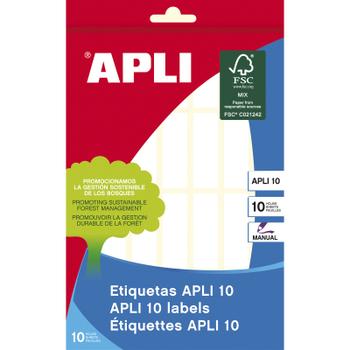 APLI Etikett APLI 13x40mm hvit (280) (1637)