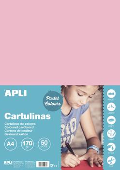 APLI Karton A4 pink 170 gr (14235)