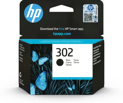 HP 302 - F6U66AE - 1 x Black - Ink cartridge - Blister - For Officejet 3830 (F6U66AE#301)