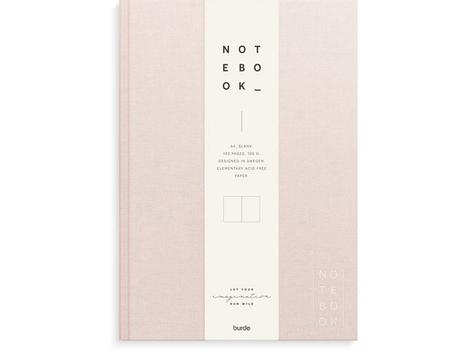 BURDE Skrivebok BURDE A4 ulinjert rosa (92757200)