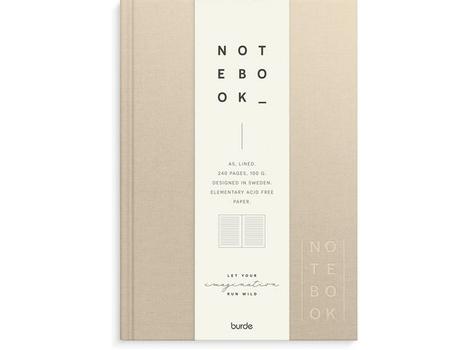 BURDE Skrivebok BURDE A5 linjer beige (92755500)