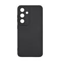 Essentials Samsung Galaxy S24 silicone back cover, black