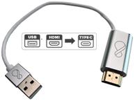OCHNO O-HDMI-TO-USBC-2 | Adapter w. USB-A | HDMI - USB-C | Max 3840x2160 60Hz | Silver | 4.4cm (O-HDMI-TO-USBC-2)