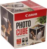Canon Photo Cube Creative Pack - 2-pack - svart, farge (cyan, magenta, gul) - original - blank - blekkpatron/ papirsett (5225B016)